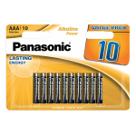 Patarei PANASONIC AAA leelisepatarei 10-pakk