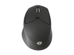 Ergonoomiline hiir LORCAN02B Bluetooth, must