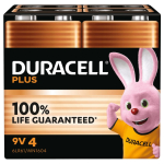 Patarei DURACELL 6LR61 9V aluseline, 4 tk
