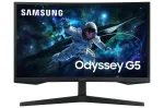 Monitor SAMSUNG G55C 27" kumer m&auml;ngurimonitor, must