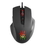 Juhtmega hiir WOLVERINE GM-700L RGB, must