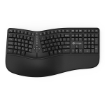 Ergonoomiline klaviatuur POWERTON ERGO LANA juhtmega (USB) US, must