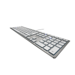 Klaviatuur CHERRY KC 6000 SLIM t&auml;issuuruses, h&otilde;be/valge