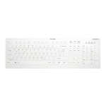 Klaviatuur ACTIVE KEY AK-C8112 t&auml;issuuruses juhtmevaba meditsiiniline, valge