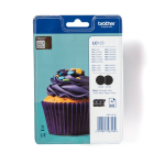 Tindikassett BROTHER LC123BK 2 tk, must