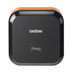 Sildiprinter BROTHER PT-E720BT juhtmevaba Bluetooth, must/oranž