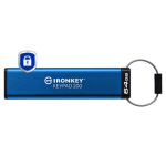 USB-m&auml;lupulk IRONKEY KEYPAD 200 64 GB, sinine