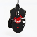 Juhtmega hiir RED FIGHTER M1, must