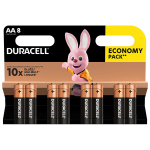 Patarei DURACELL BASIC AA 8-pakk