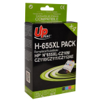 Tindikassettide komplekt UPRINT H-655XL PACK