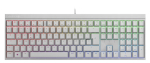 M&auml;nguri klaviatuur CHERRY MX 2.0S t&auml;issuuruses mehaaniline, valge