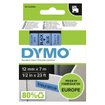 Kleepkirjalint DYMO D1 12mm, must/sinine