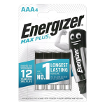 Patarei ENERGIZER MAX PLUS AAA 4-pakk