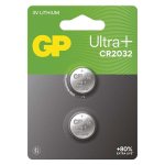 Patarei GP CR2032 liitium, 2 tk