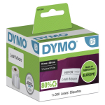 Nimesildid DYMO LW 41 x 89 mm, valge