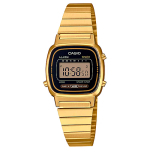 K&auml;ekell CASIO LA-670WGA-1DF naistele, kuldne