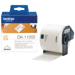 Etiketirull BROTHER DK-11202, must valgel taustal