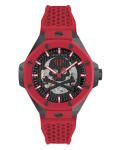 K&auml;ekell PHILIPP PLEIN MAN PWPFA0524 44,50 mm, must/punane