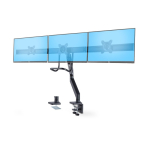 Monitori alus STARTECH 3-kohaline kuni 27", must/h&otilde;be