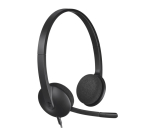 K&otilde;rvaklapp LOGITECH H340 USB, must