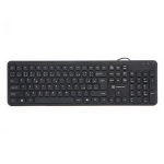 Klaviatuur POWERTON LIFE SLIM juhtmega, must