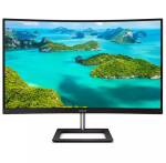 Monitor PHILIPS E LINE 325E1C 31,5" QHD kumer, must