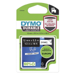 Kleepkirjalint DYMO D1 12mm, must/valge