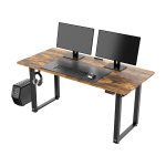 Elektriliselt reguleeritav laud UPLIFT 160x75 cm, must-pruun