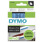 Markeerimisteip DYMO D1 STANDARD 19mm, must sinisel taustal