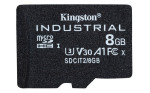 M&auml;lukaart KINGSTON INDUSTRIAL 8 GB MicroSDHC, must