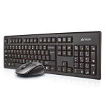 Juhtmevaba klaviatuuri ja hiire komplekt A4TECH 7100N, must