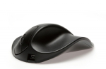 Ergonoomiline hiir HANDSHOEMOUSE parempoolne, must