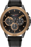 K&auml;ekell TOMMY HILFIGER 1791893 meestele 46mm, must