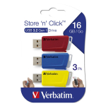 M&auml;lupulk VERBATIM STORE N CLICK 16GB 3tk, v&auml;rviline