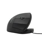 Ergonoomiline hiir UNIMOUSE parempoolne vertikaalne, must