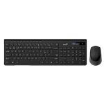 Klaviatuuri ja hiire komplekt GENIUS SLIMSTAR 8230 COPILOT juhtmevaba, must