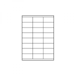 Kleebisetiketid LOGO 70x36mm A4, valge