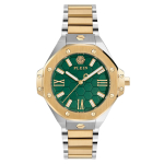 K&auml;ekell PHILIPP PLEIN 39 mm, kuldne/roheline