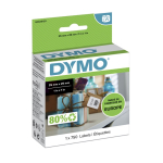 Kleebisetiketid DYMO LW 25 x 25 mm, valge