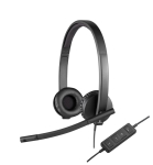 K&otilde;rvaklapid LOGITECH H570E juhtmega USB, must