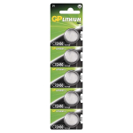 Patarei GP CR2450 liitium 5 tk