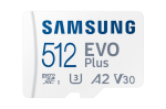 M&auml;lukaart SAMSUNG EVO PLUS 512 GB MicroSDXC, valge