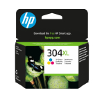 Tindikassett HP 304XL kolmev&auml;rviline