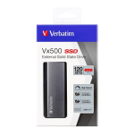 V&auml;line SSD VERBATIM Vx500 120GB, h&otilde;bedane