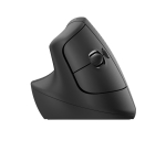 Ergonoomiline hiir LOGITECH LIFT vasakuk&auml;elistele, grafiit