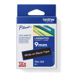 Kleepkirjalint BROTHER TZE-325 9mm, valge/must