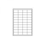 Kleebisetiketid LOGO 48.5x25.4mm, valge