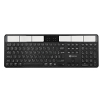 Klaviatuur POWERTON LIFE SOLARSLIM juhtmevaba, must