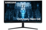 Monitor SAMSUNG G85NB 32" 4K Ultra HD kumer, valge