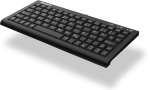Klaviatuur ACK-3401U kompaktne juhtmega, must